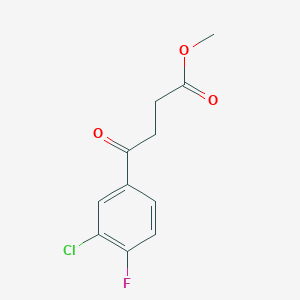 Methyl 4-(3-chloro-4-fluorophenyl)-4-oxobutyrate