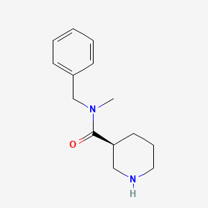 molecular formula C14H20N2O B7941903 (3S)-N-Benzyl-N-methylpiperidine-3-carboxamide 