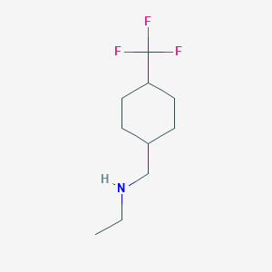 Ethyl({[4-(trifluoromethyl)cyclohexyl]methyl})amine