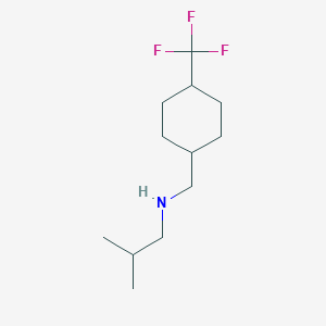 (2-Methylpropyl)({[4-(trifluoromethyl)cyclohexyl]methyl})amine