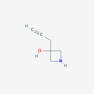 3-(Prop-2-yn-1-yl)azetidin-3-ol