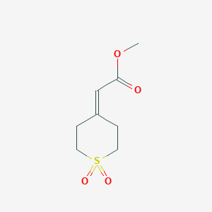 Methyl 2-(1,1-dioxo-1lambda6-thian-4-ylidene)acetate
