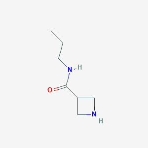 molecular formula C7H14N2O B7942017 N-propylazetidine-3-carboxamide 