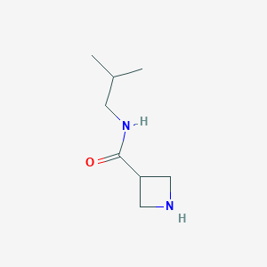 molecular formula C8H16N2O B7942019 N-(2-methylpropyl)azetidine-3-carboxamide 