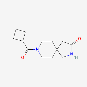 molecular formula C13H20N2O2 B7942088 8-(Cyclobutanecarbonyl)-2,8-diazaspiro[4.5]decan-3-one 