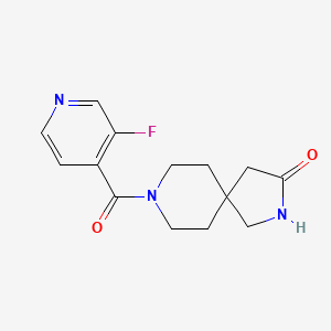 8-(3-Fluoroisonicotinoyl)-2,8-diazaspiro[4.5]decan-3-one