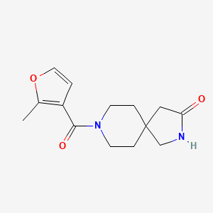 8-(2-Methylfuran-3-carbonyl)-2,8-diazaspiro[4.5]decan-3-one