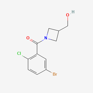 (5-Bromo-2-chlorophenyl)(3-(hydroxymethyl)azetidin-1-yl)methanone