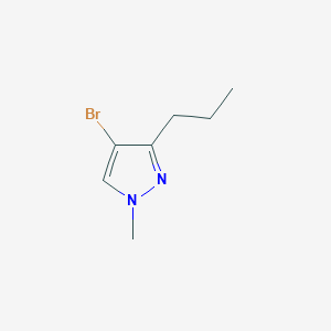 molecular formula C7H11BrN2 B7942151 4-溴-1-甲基-3-丙基-1H-吡唑 