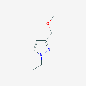 molecular formula C7H12N2O B7942166 1-ethyl-3-(methoxymethyl)-1H-pyrazole 