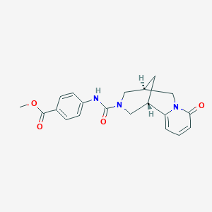 methyl 4-((1R,5R)-8-oxo-2,3,4,5,6,8-hexahydro-1H-1,5-methanopyrido[1,2-a][1,5]diazocine-3-carboxamido)benzoate