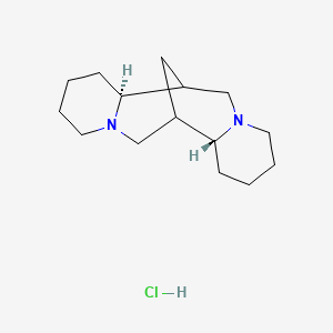 (2R,10S)-7,15-diazatetracyclo[7.7.1.02,7.010,15]heptadecane;hydrochloride