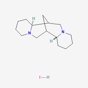 (2R,10S)-7,15-diazatetracyclo[7.7.1.02,7.010,15]heptadecane;hydroiodide