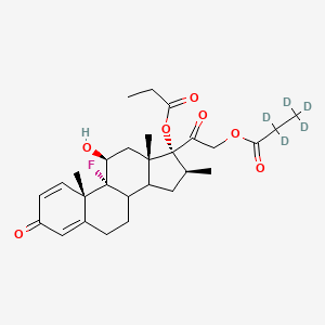 molecular formula C28H37FO7 B7942245 Betamethasone-17,21-dipropionate-d5 