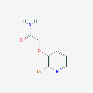 molecular formula C7H7BrN2O2 B7942261 2-((2-Bromopyridin-3-yl)oxy)acetamide 