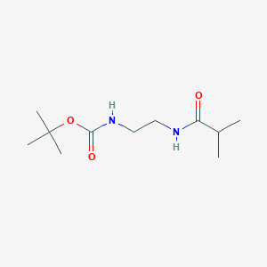 molecular formula C11H22N2O3 B7942311 N-t-butoxycarbonyl-N'-isobutyrylethylenediamine 