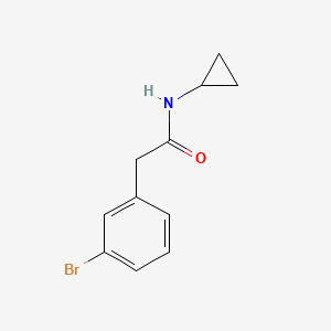 2-(3-bromophenyl)-N-cyclopropylacetamide