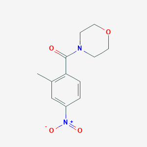 molecular formula C12H14N2O4 B7942369 (2-Methyl-4-nitrophenyl)-morpholin-4-ylmethanone 