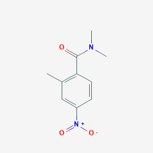 molecular formula C10H12N2O3 B7942406 2,N,N-trimethyl-4-nitro-benzamide 