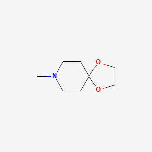molecular formula C8H15NO2 B7942422 8-Methyl-1,4-dioxa-8-azaspiro[4.5]decane 