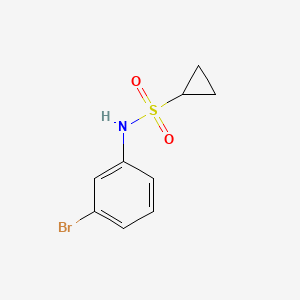 molecular formula C9H10BrNO2S B7942453 N-(3-bromophenyl)cyclopropanesulfonamide 