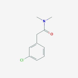 molecular formula C10H12ClNO B7942496 2-(3-氯苯基)-N,N-二甲基乙酰胺 