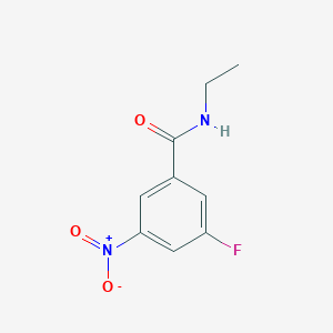 molecular formula C9H9FN2O3 B7942538 N-Ethyl-3-fluoro-5-nitrobenzamide 
