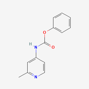 molecular formula C13H12N2O2 B7942543 Phenyl (2-methylpyridin-4-yl)carbamate 