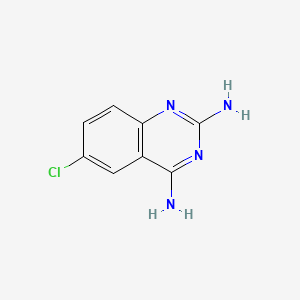 molecular formula C8H7ClN4 B7942584 6-Chloroquinazoline-2,4-diamine CAS No. 915402-35-6