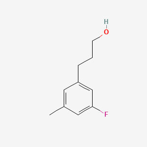 molecular formula C10H13FO B7942607 3-(3-Fluoro-5-methylphenyl)propan-1-ol 