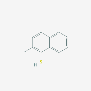 molecular formula C11H10S B7942618 2-Methylnaphthalene-1-thiol CAS No. 63003-20-3