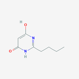 molecular formula C8H12N2O2 B7942619 2-Butyl-6-hydroxypyrimidin-4(1H)-one CAS No. 60185-67-3