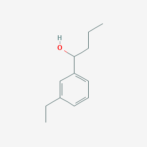 molecular formula C12H18O B7942639 1-(3-Ethylphenyl)-1-butanol CAS No. 676133-25-8