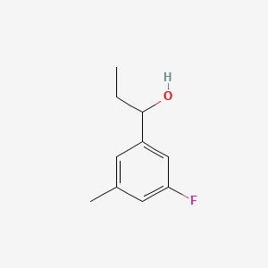 molecular formula C10H13FO B7942656 1-(3-Fluoro-5-methylphenyl)-1-propanol 