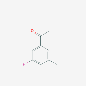 molecular formula C10H11FO B7942677 3'-Fluoro-5'-methylpropiophenone 
