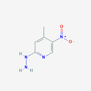 molecular formula C6H8N4O2 B7942684 2-Hydrazinyl-4-methyl-5-nitropyridine 