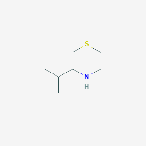 molecular formula C7H15NS B7942692 3-Isopropylthiomorpholine 