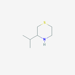 molecular formula C7H15NS B7942692 3-异丙基硫代吗啉 