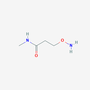 molecular formula C4H10N2O2 B7942794 3-(aminooxy)-N-methylpropanamide 