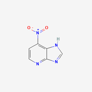 molecular formula C6H4N4O2 B7942855 7-硝基-3H-咪唑并[4,5-b]吡啶 