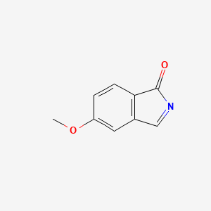 molecular formula C9H7NO2 B7942918 5-甲氧基异吲哚-1-酮 