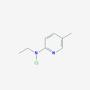 molecular formula C8H11ClN2 B7942960 N-chloro-N-ethyl-5-methylpyridin-2-amine 
