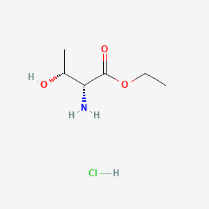 molecular formula C6H14ClNO3 B7942961 ethyl (2R,3R)-2-amino-3-hydroxybutanoate;hydrochloride 