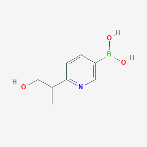 molecular formula C8H12BNO3 B7942965 (6-(2-Hydroxypropan-2-yl)pyridin-3-yl)boronicacid 