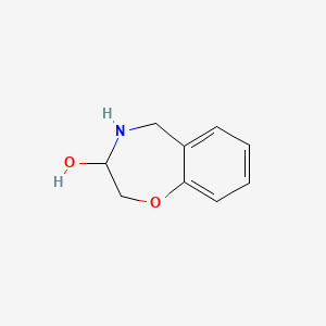 molecular formula C9H11NO2 B7942978 4,5-Dihydrobenzo[f][1,4]oxazepin-3(2H)-one 