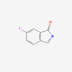 molecular formula C8H4INO B7942996 6-Iodoisoindol-1-one 
