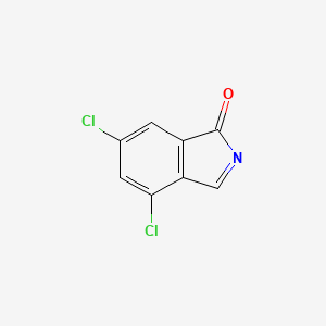 molecular formula C8H3Cl2NO B7943002 4,6-Dichloroisoindol-1-one 