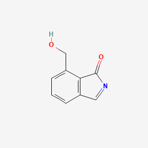 molecular formula C9H7NO2 B7943006 7-(Hydroxymethyl)isoindol-1-one 