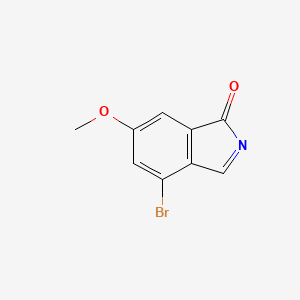 molecular formula C9H6BrNO2 B7943007 4-bromo-6-methoxy-1H-isoindol-1-one 