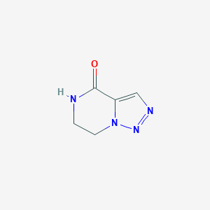 molecular formula C5H6N4O B7943179 6,7-Dihydro[1,2,3]triazolo[1,5-a]pyrazin-4(5h)-one 